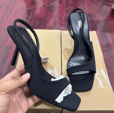 Heals Black Zara 
